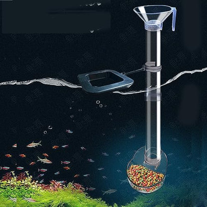 Transparent Feeding Tube For FishTank Easy Clean Feeding Supplies For Fish&Shrimp Feeding Accessories Aquarium Feeding Tube And Dish