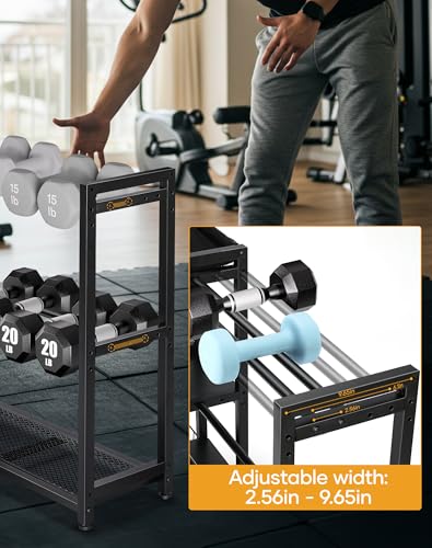 FHXZH Dumbbell Rack Stand Only - Weight Rack for Home Gym - color: Black-Large