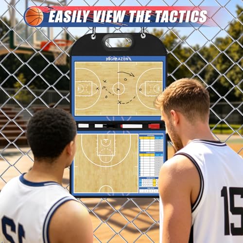Magnetic Coaching Board Foldable Dugout Display with Carry Handle - style: Basketball