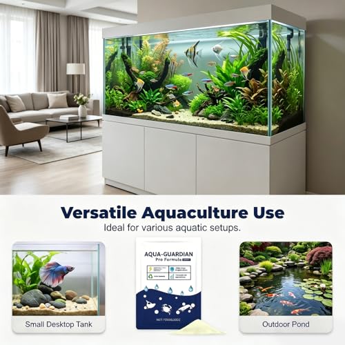 Aquatic Care Powder for Pond and Aquarium, 2026 New Aquatic Care Powder for Fish Shrimp & CrabEasy-Mix Pond and Aquarium Water Care Support, Maintenance Friendly Daily Water Care,100g (1)