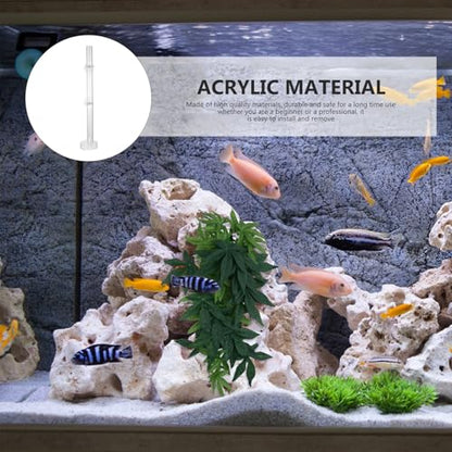 Shrimp Feeder Tube Aquarium Food Feeder with Sucker 40cm Fish Tank Feeding Tool for Aquarium and Shrimp Breeding