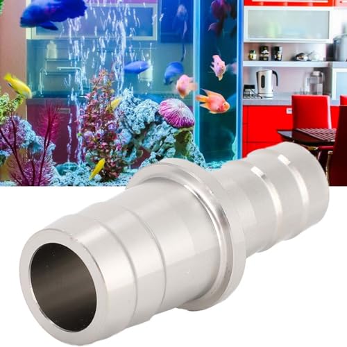 Aquarium Hose Adapter, Stainless Steel Aquarium Pipe Connector, Hose Joint Accessories, Water Pipe Diameter 12 to 16 mm
