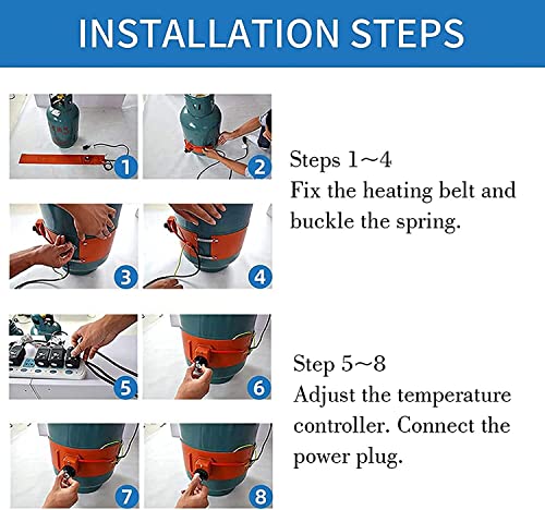 Adjustable Metal Drum Heater, Silicone Pail Heater Pad with 30‑150℃ Thermostat, Flexible Temperature Control for Oil Drums & Liquefied Tanks - Digital Display