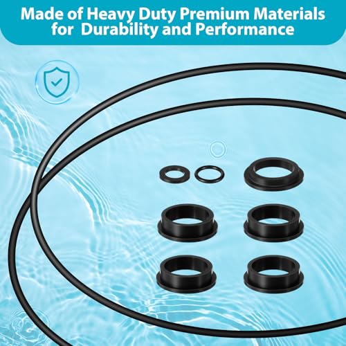 SF80110-1 Leaf Trap Cover Lid with O-Rings & Valve Sand Filter Pump Seal Gasket Parts Compatible with 12 Inch Sand Filter Pump (Pump Flow Rate: 2, 100 GPH) NOT Fit for 14 & 16 Inch