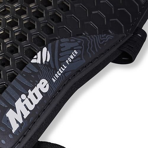 Mitre Unisex Soccer Shin Guards - color: Aircell Power Black/White, size: Small