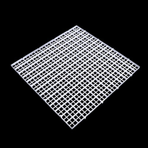 Aquarium Divider Tray Grid Egg Crate Light Diffuser Fish for Tank Bottom Filter Plate Inches Heater Thermometers Gravel Sand Decorations Decorations Heater Gravel