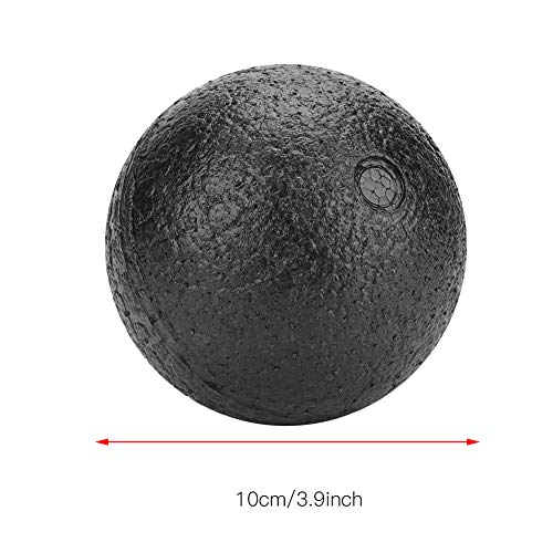 Manual Massage Ball,EPP Yoga Foam Roller Massage Ball Set Point Body Muscle Stress Relief Tool for Shoulders, Arms, Neck, Back and Feet (10CM Single Ball) - color: Black, size: 10CM single ball