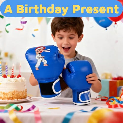 Boxing Gloves for Kids Kids Boxing Gloves Red Blue - size: kung fu