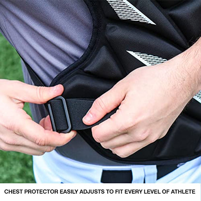 Champro Optimus MVP Chest Protector - color: Navy, size: 12"