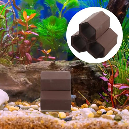 Aquarium Shrimp Cave Pottery Spawning Tube Shrimp Hiding Shelter Fish Tank Breeding Accessory for Freshwater Aquatic Pets
