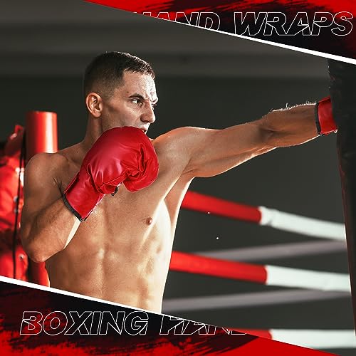Kanayu 3 Pcs Boxing Headgears 3 Pair Gloves Set - color: Black, Blue, Red