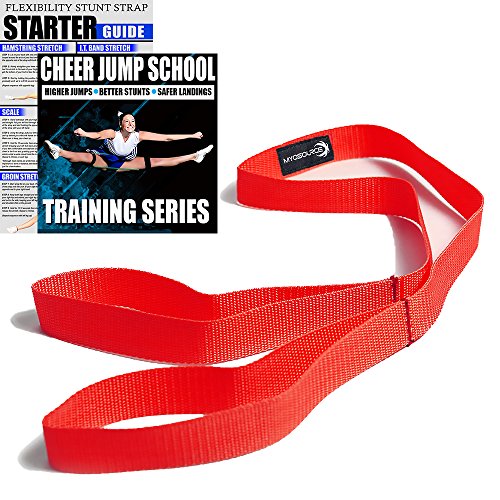 Cheer Kinetic Bands – Leg Strengthening Resistance Bands for Cheerleaders - style: Red Level 1