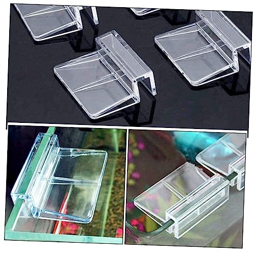 Aquarium Lid Holder Clips Fish Tank Lid Bracket for Glass Cover 10mm Rimless Tank Support