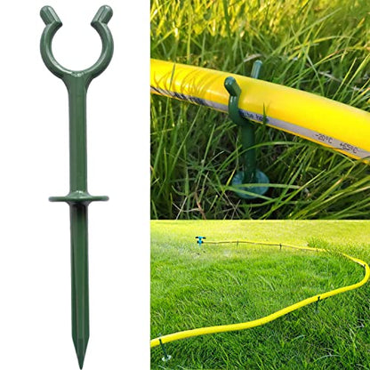 Garden Hose Holder Stake Set of 36 - Durable Plastic fits 3/4 inch Hose Guides for Lawn,Yard & Plant Care, Soaker Hose Support, Kink-Free Watering (Fits 3/4” Hoses) - size: Fit in 3/4'' Hoses, 36pcs