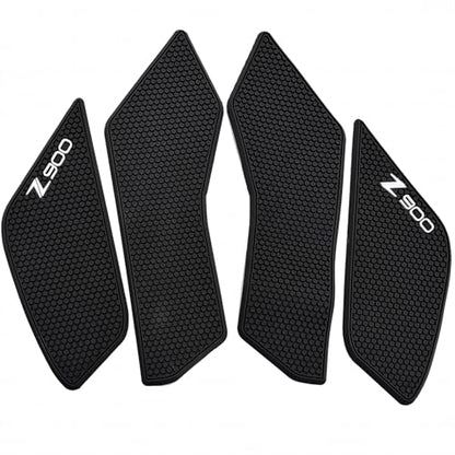 Fuel Gas Tank Pad Protector Stickers Decal Set Compatible with z900 Z900SE 2017 2018 2019 2020 2021 2022 2023- Anti-Slip Protective Kit, Black | 4-Piece