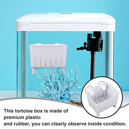 Ipetboom 1set Fish Breeder Box Tortoise Isolation Container Fish Hatching Box Feeding Trough Multi-Functional Aquarium Breeding