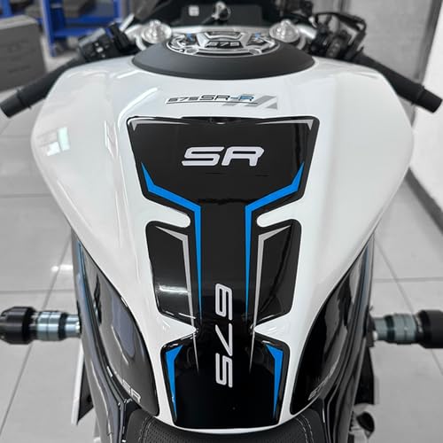 MFGZD for 675SR-R Motorcycle Tank Pad Gas Tank Protector Compatible with CFMOTO 675SRR 675SR-R 3D Anti Slip Tank Pad Stickers Gas Oil Fuel Tank Pad Protectors