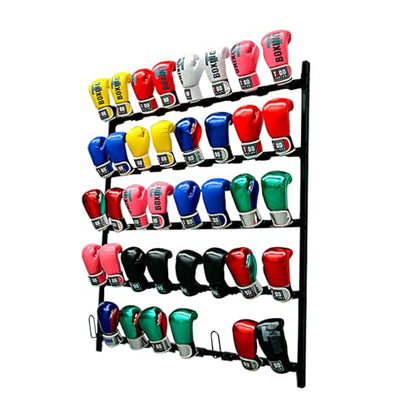 20 Pairs Large Boxing Glove Storage Showshelves Rack, 66.54x68.11inch | Boxing Glove Storage Garage, Hang Up Boxing Gloves to Dry Out for Home Gym Garage