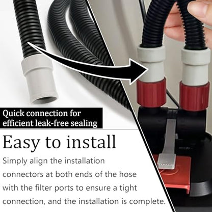 A20015 Ribbed Hosing Replacement for Fluval 306/307/406/407/305/405 Canister Filter replacement parts