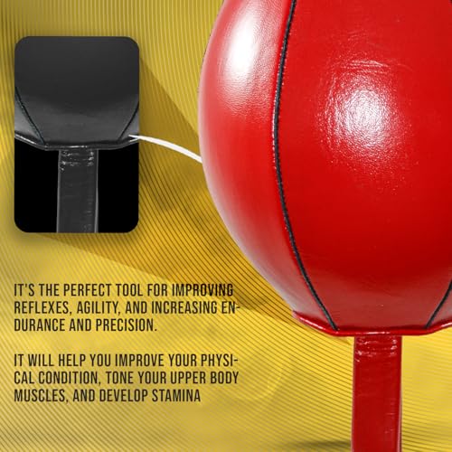 CLETO REYES Double End Punching Bag for Boxing Workout Practice Gym Training Equipment, MMA, Kickboxing, Muay Thai - color: USA