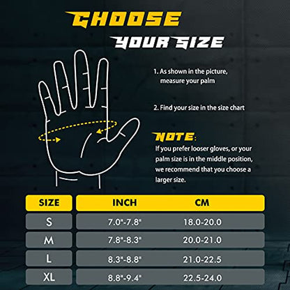 FREETOO Fingerless Workout Gloves for Men,Padded Palm Weight Lifting Gloves - size: Medium
