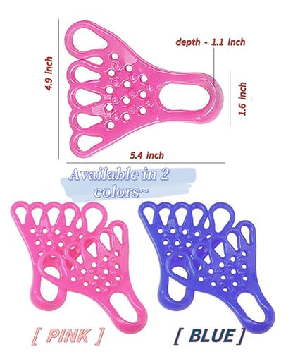 Toe Resistance Bands Strong Loop- Toe Stretcher -Toe Bands - color: blue