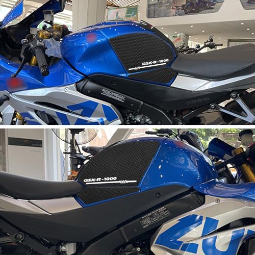 for 2026 2025 GSX-R1000R gsx-r1000 Motorcycle Accessories Fuel Tank Stickers and Anti-Scratch Stickers Rubber Fuel Tank pad GSX R1000 2019-2023 2024 2025 2026 - color: Gsx-r1000r Black