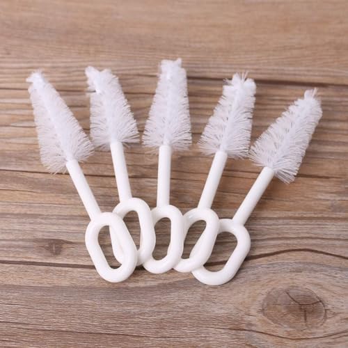 5 Pcs White Cleaning Set,Cleaning Tools Professional Bristle High Accessories, for Mom Kit Travel Essential Convenience kit