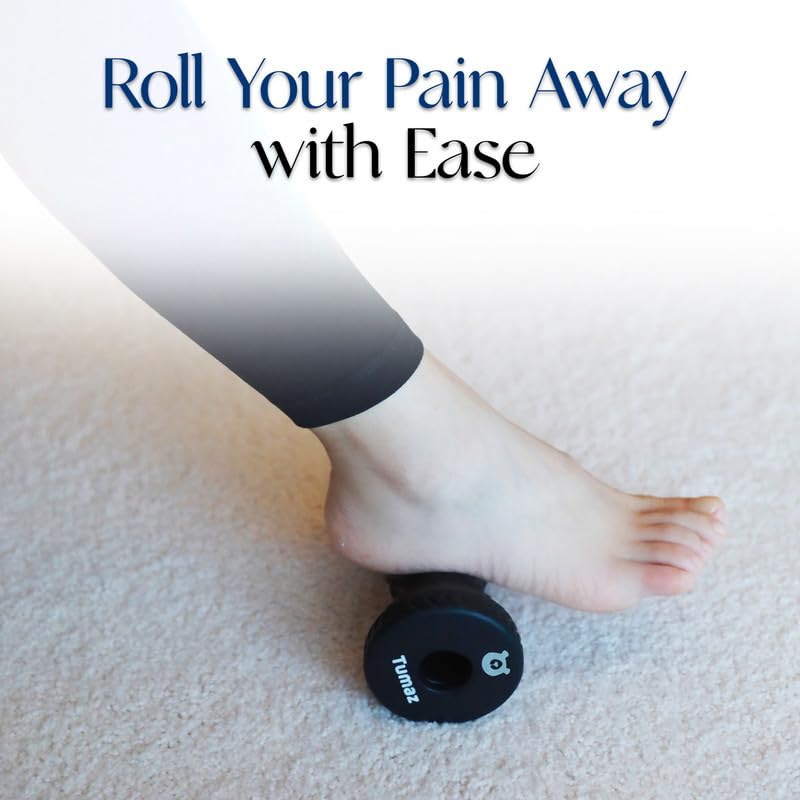 Tumaz Foot Roller for Deep Tissue Massage & Reflexology - color: Foot Roller - Original (Gray )