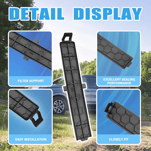 Cabin Filter Plastic Cover 87846950 Compatible with Chevrolet Silverado 2500 HD 2019-2023,GMC Sierra 2500 HD 2019-2024 AC Cabin Air Filter Cover Plate Replace 84502369 84532403