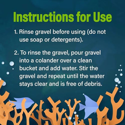 GloFish Aquarium Gravel 5 Pounds, White, Complements GloFish Tanks (29022) (Pack of 2) - color: White Frost, size: 5 pounds (Pack of 2)