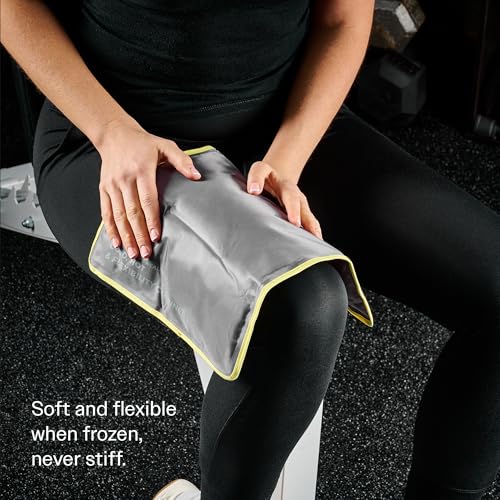 Hot & Cold Reusable Gel Packs (Large, 2 Pack) Flexible Soft Compress - Ice & Heat Therapy for Injuries, Back, Shoulder, Hip, Knee, Joint Pain, Swelling, Bruises, Post Surgery - Sport Temp - size: Large (Pack of 2)