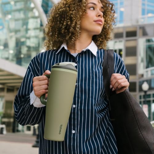 Owala FreeSip Tumbler Stainless Steel Water Bottle 30 oz Off Road | Triple-Layer Insulation | Leak-Proof Lid with Push-Button | Double Threaded Lid for Left and Right Handed Drinking - color: Off Road, size: 30.1 Ounces