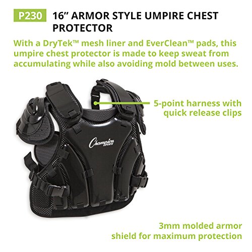 Champion Sports Umpire Chest Protector - style: Equipment Bag