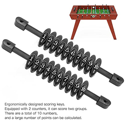 2PCS Foosball Table Parts, Foosball Ball Score Counter, Foosball Score Keeper, Table Footbal Scoring Unit for Standard Foosball Tables (Length 22cm/8.7in)
