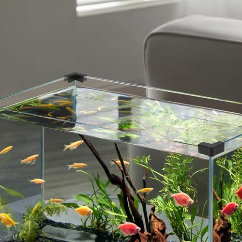 100pcs Fish Tank Edge Protector for Glass Aquariums, Plastic Corner Guards for 15mm Thick Tanks, Anti-Impact Design, Enhanced Safety & Damage Prevention