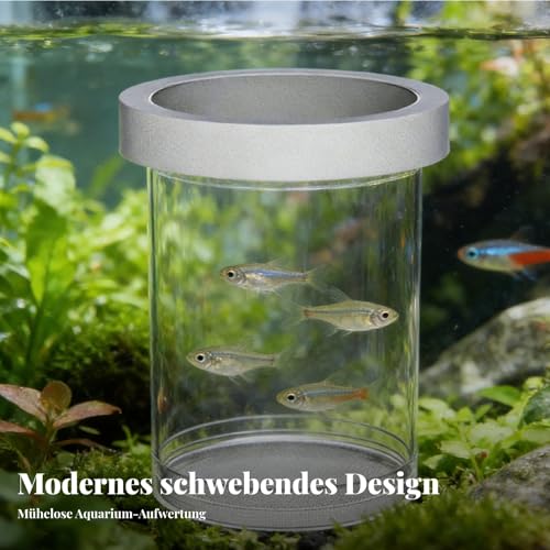 predolo Guppy Breeding Container High-Visibility Buoyant Breeder Box Double Mesh Design Buoyant Breeding Box, White, L - color: White, size: L