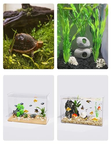 Acrylic Shallow Sink - Crystal-Clear Water Tank for Photography & Fish Habitat | Shatterproof Transparent Storage Box Multifunctional Shooting Prop & Aquarium Display(30x30x20cm/11.8x11.8x8in) - size: 30x30x20cm/11.8x11.8x8in