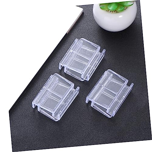 10Pcs Transparent Plastic Fish Tank Cover Support Bracket for Aquariums Practical and Frame for Home Aquarium Setup