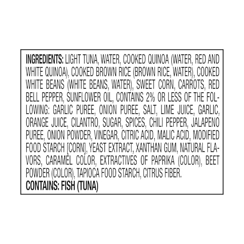 StarKist Smart Bowls Tomato Basil, 4.5 oz Pouch (Pack of 12) - Features Barley & Beans with Wild Caught Light Tuna