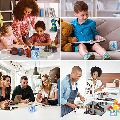 Secura 60-Minute Visual Timer, Silent Study Timer for Kids and Adults - color: Blue