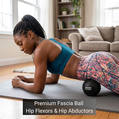Myofascial Release Ball | Trigger Point Ball (5-inch) | Fascia Ball, Fascia Release Ball, Deep Tissue Massage Ball, Massage Ball for Back, Trigger Point Massage Ball - color: Camo Magenta