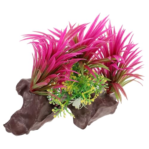 GALPADA Desktop Aquarium Grass Decor Artificial Water Grass for Fish Tank Decoration Premium Simulation Aquatic Plant Accessory for Use