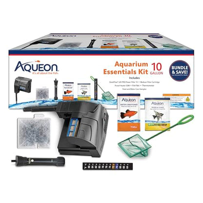 Aqueon Fish Tank Aquarium Essentials Starter Kit for 10 Gallon Tanks - size: 10 Gallon