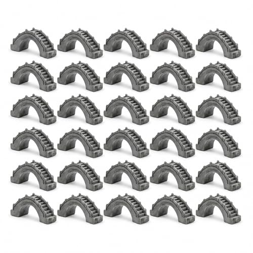 30PCS Miniature Bridge Resin Mini Arch Bridge Figurines Antique Boardwalk Building Model for DIY Crafts Fish Tank Aquarium Micro Landscape Decoration