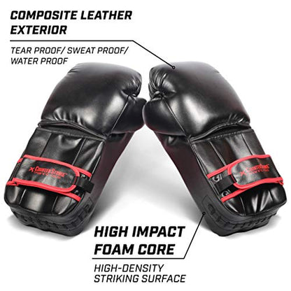 GoSports Padded Blocking Guards - 2 Pack, Great Defender Simulation for Martial Arts & Sports Training - style: Counterstrike Gloves