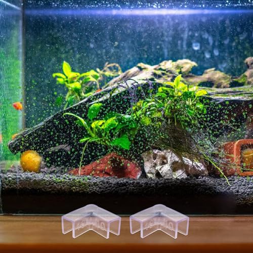 NUOBESTY 25pcs Aquarium Tank Edge Guards and Fish Tank Glass Corner Protectors, 90° L-Shaped Soft Corner Guards for 10mm Thickness Glass, Safety Edge Protectors for Aquarium and Furniture
