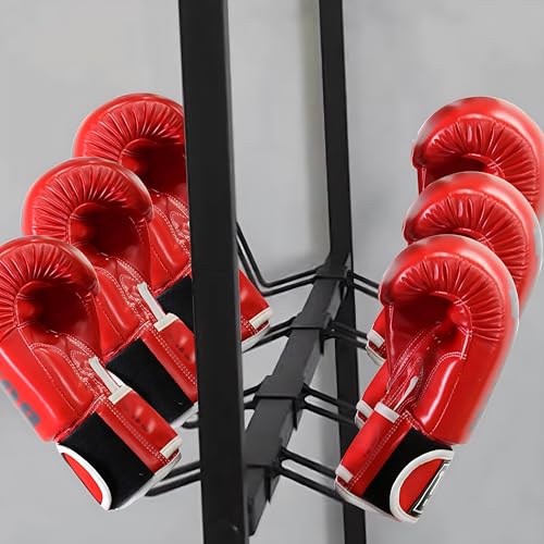 20 Pairs Large Boxing Glove Storage Showshelves Rack, 66.54x68.11inch | Boxing Glove Storage Garage, Hang Up Boxing Gloves to Dry Out for Home Gym Garage