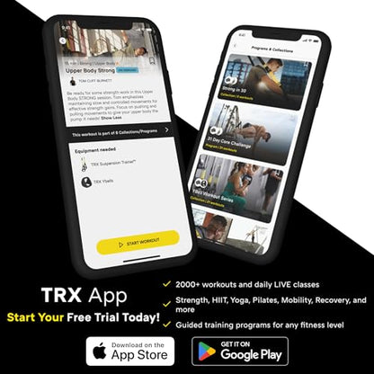 TRX GO Suspension Trainer, At Home, Portable Gym Workout, For Strength Training, Full Body Exercise Equipment