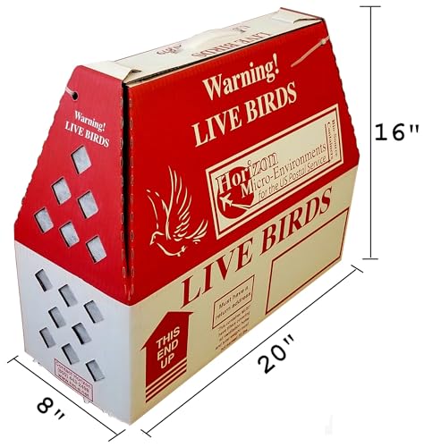 'Lite Shipper' Live Chicken Shipping Boxes (15 pack) - size: 15 Boxes